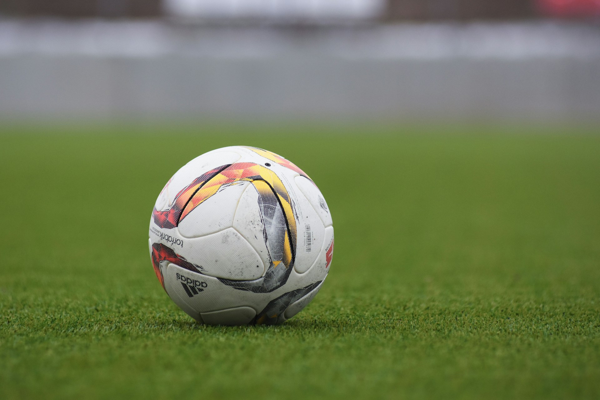 a football on the pitch